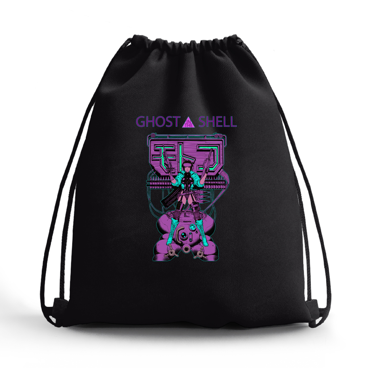 

Сумка для обуви Мотоко Кусанаги Призрак в доспехах (Ghost in the Shell) (10428-2652-2) Чёрная