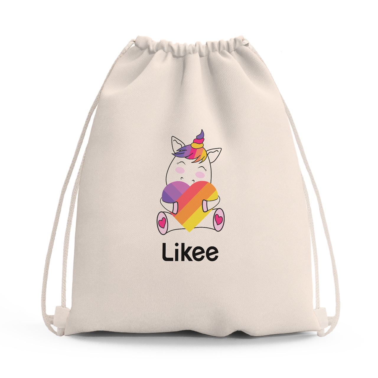 

Сумка для обуви Лайк Единорог (Likee Unicorn) (10428-1037-1) Бежевая
