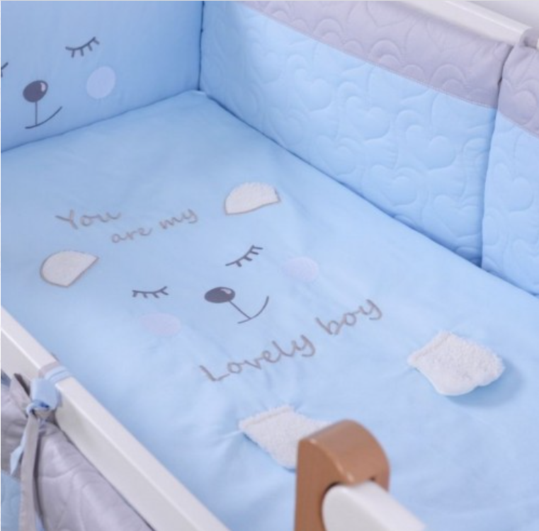 

Комплект постельного белья в кроватку Baby Veres Lovely boy 6 предметов