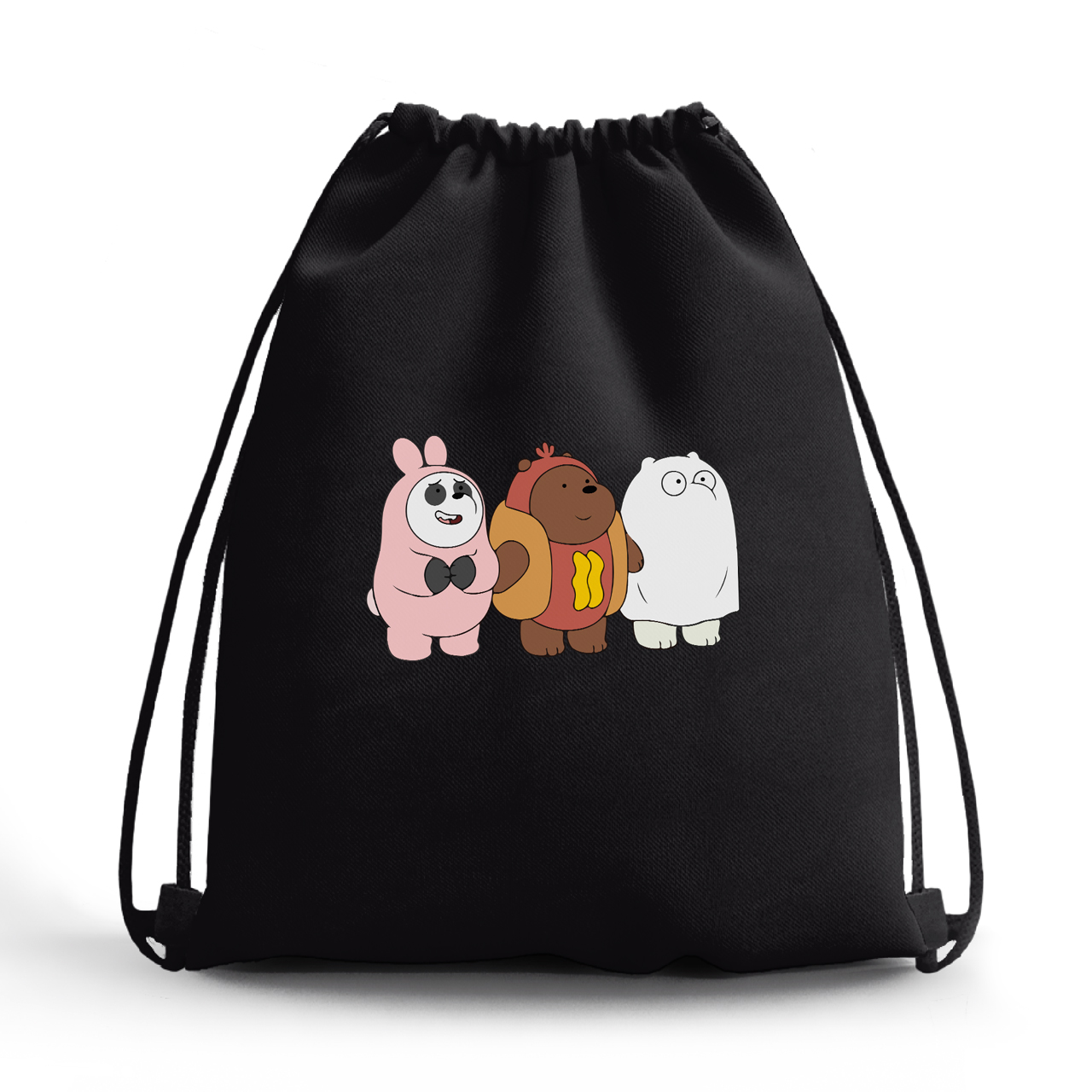 

Сумка для обуви Вся правда о медведях (We Bare Bears) (10428-2905-1) Бежевая