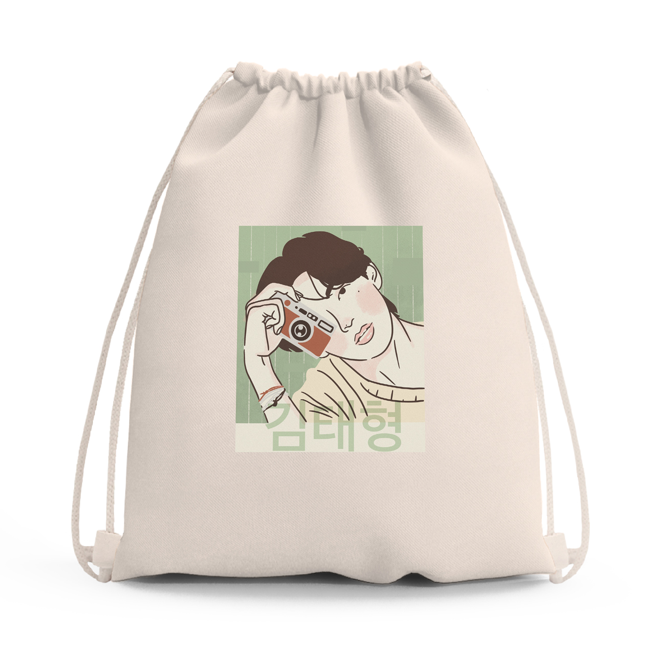 

Сумка для обуви Ким Тхэхён БТС (Kim Tae-hyung BTS) (10428-3262-2) Чёрная