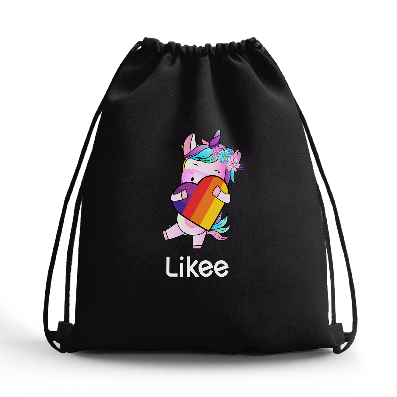 

Сумка для обуви Лайк Единорог (Likee Unicorn) (10428-1469-2) Чёрная