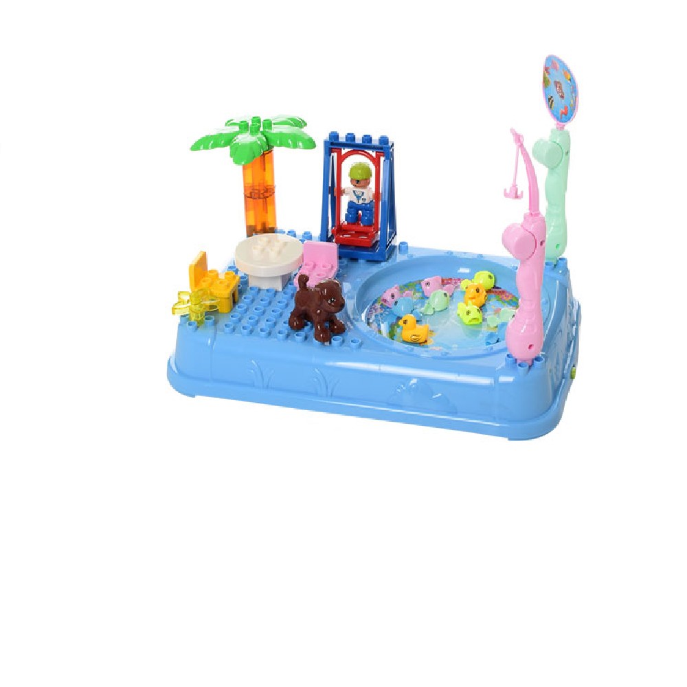 

Игровой набор Toysi Конструктор + музыкальная рыбалка Игровая площадка
