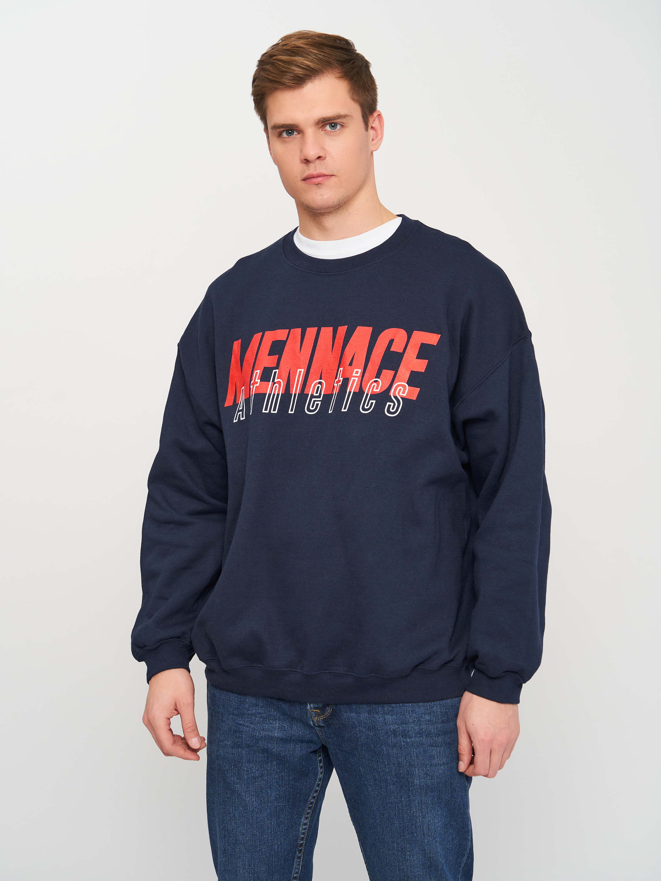 

Свитшот Mennace XAZ281284LWMP  Темно-синий с принтом, Свитшот Mennace XAZ281284LWMP XL Темно-синий с принтом