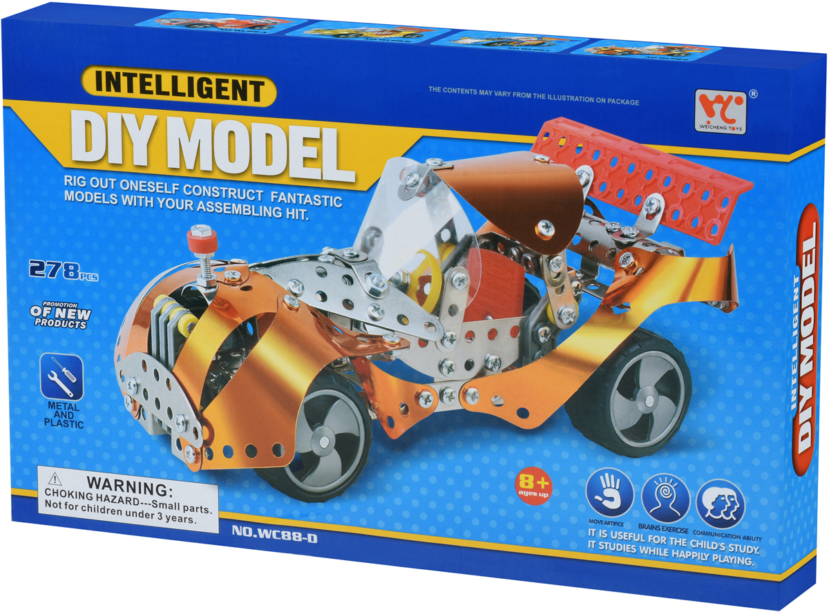 

Конструктор металлический Same Toy Inteligent DIY Model 278 элементов (WC88DUt) (2340000005772)