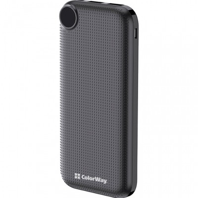 

Батарея универсальная ColorWay 10 000 mAh LCD (USB QC3.0 + USB-C Power Delivery 18W) Black (CW-PB100LPH3BK-PDD)