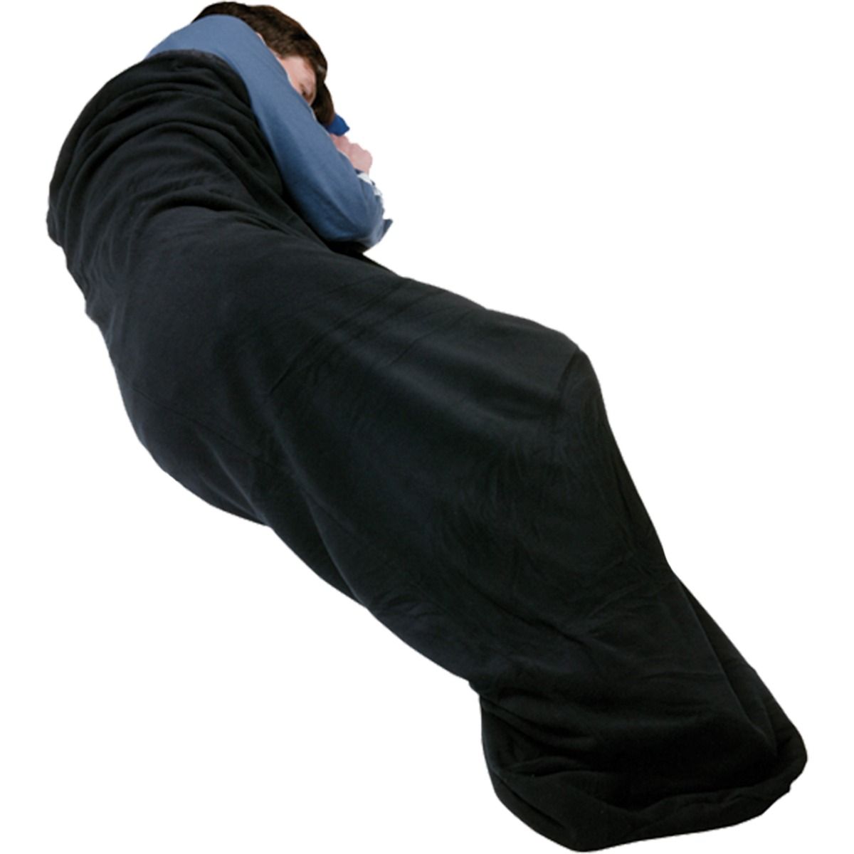

Вкладиш до спальника Trekmates Microfleece Sleeping Bag Liner Mummy чорний