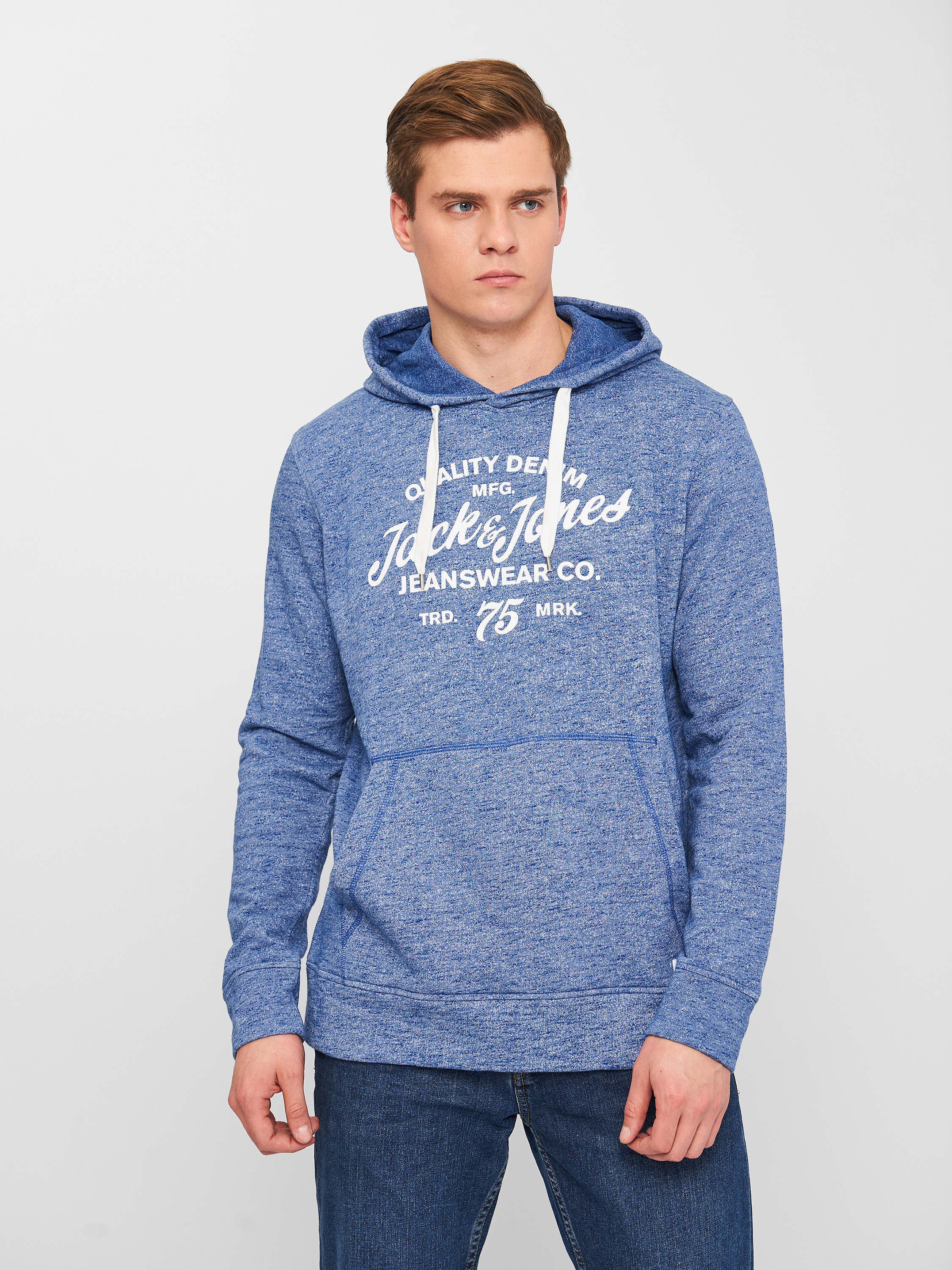

Худи Jack & Jones XAZ259811GEQI  Синий/Белый, Худи Jack & Jones XAZ259811GEQI XL Синий/Белый