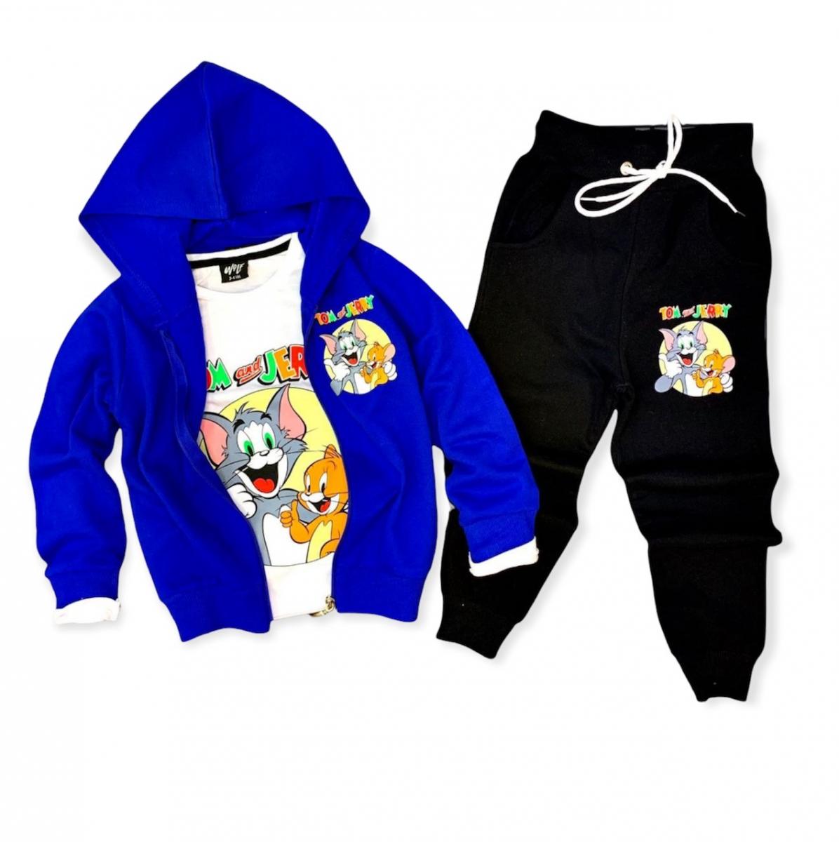 

Костюм утепленный (толстовка, реглан, брюки) Том и Джерри (Tom and Jerry) 134/140 см Разноцвет TRW55220141