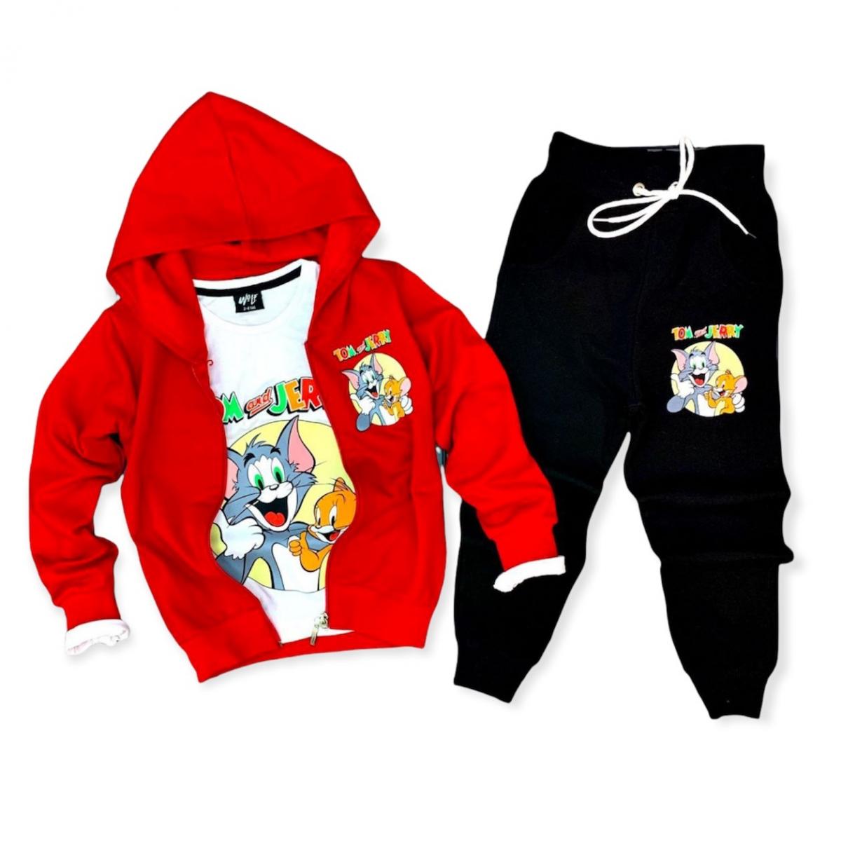 

Костюм утепленный (толстовка, реглан, брюки) Том и Джерри (Tom and Jerry) 104/110 см Разноцвет TRW55220142