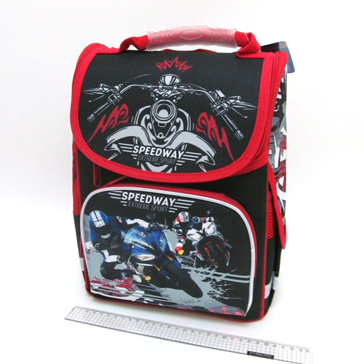 

Рюкзак школьный каркасный Josef Otten "Moto" 34х26х14,5см 3 отд.