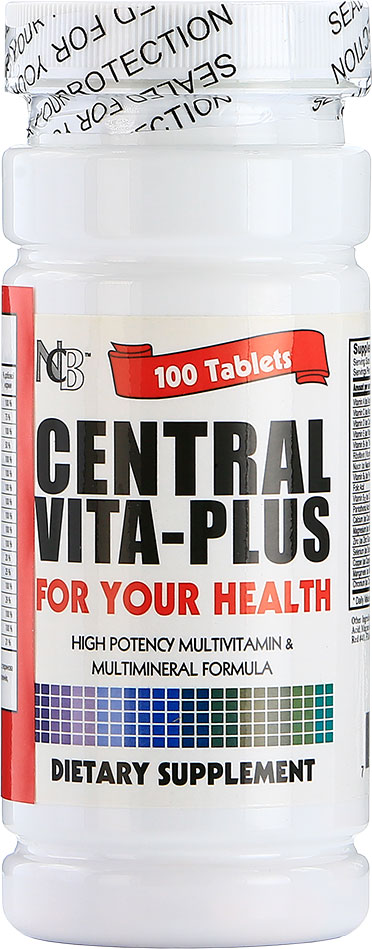 

Мультивитамины Nu-Health CENTRAL VITA-PLUS NCB 100 таблеток (741360391581)