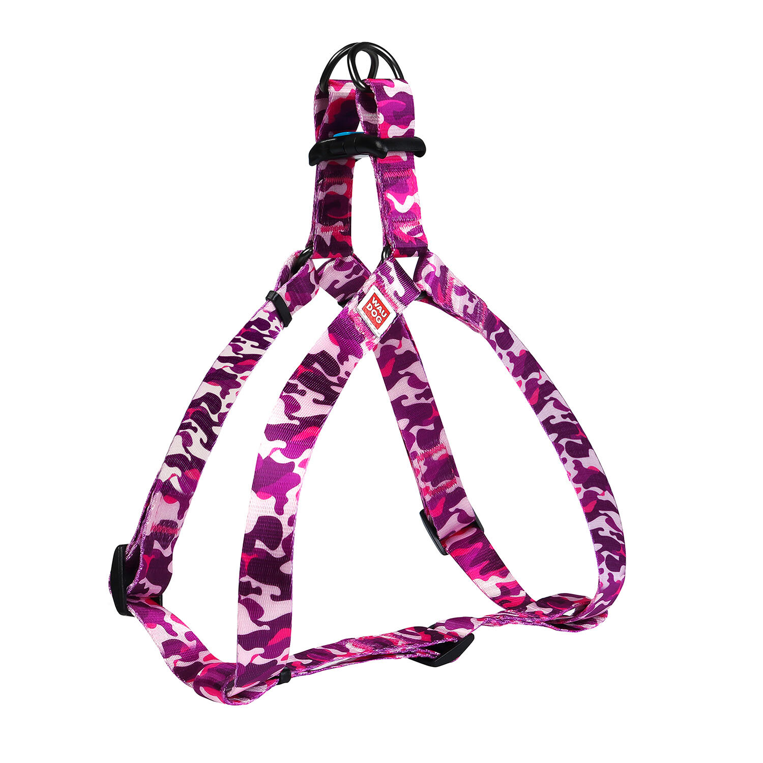 

Шлея для собак с рисунком Розовый камо Nylon WAUDOG ш. 15 мм, дл. 40-55 см WAUDOG BGL-WD-2138