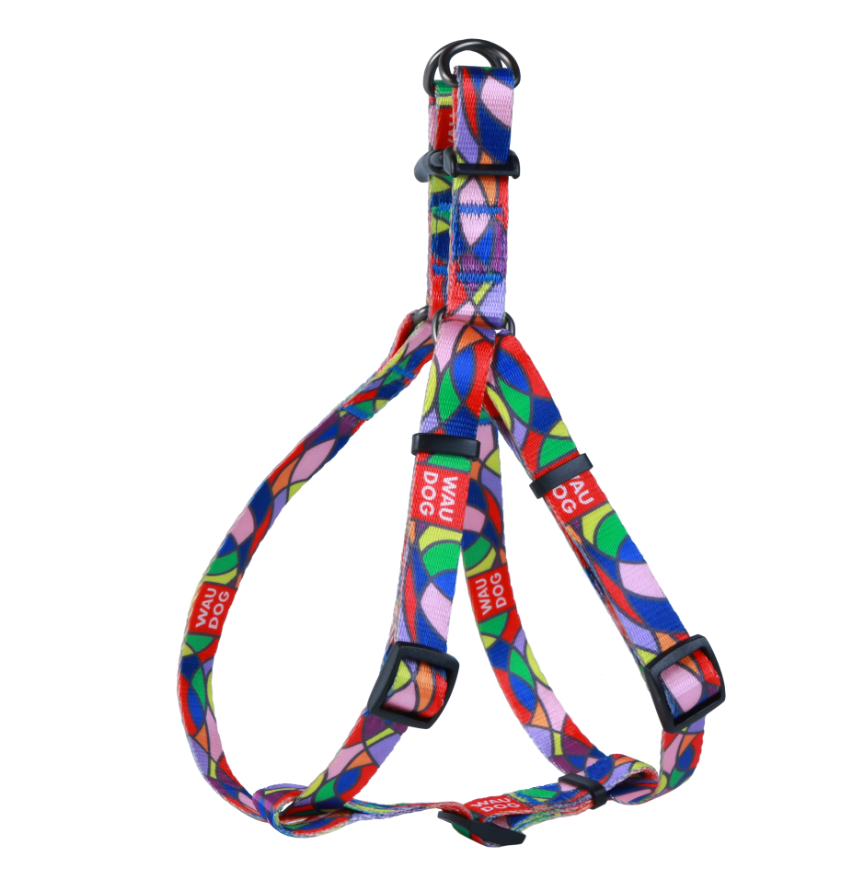 

Шлея для собак с рисунком Витраж Nylon WAUDOG ш. 15 мм, дл. 40-55 см WAUDOG BGL-WD-2218