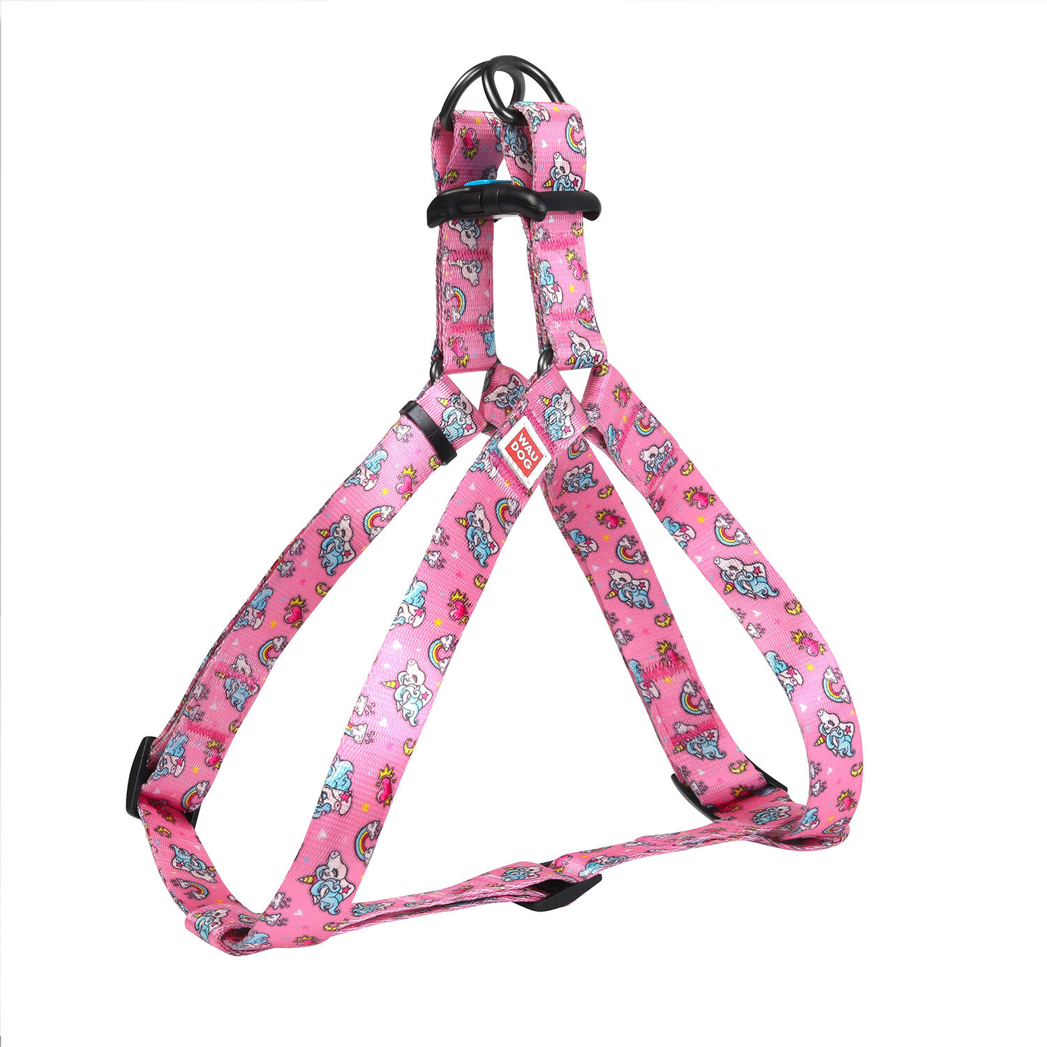 

Шлея для собак с рисунком Единороги Nylon WAUDOG ш. 20 мм, дл. 50-80 см WAUDOG BGL-WD-2099