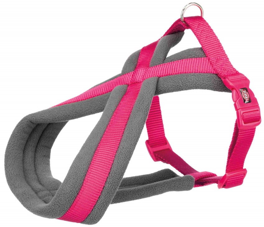 

Шлея для собак нейлоновая Premium Touring Harness фуксия дл. 70–100 см ш. 25 мм Trixie BGL-TX-2750