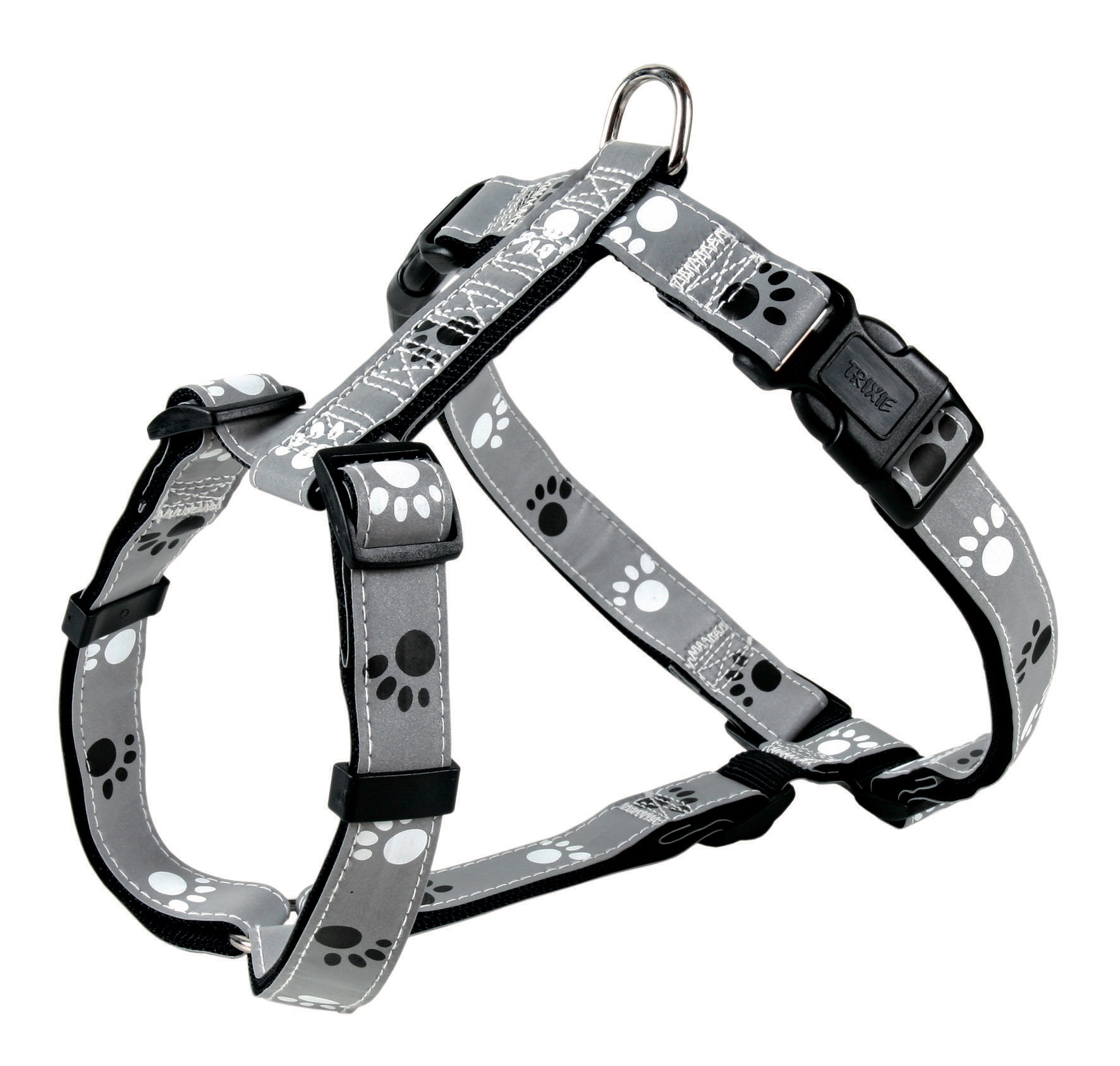 

Шлея "Silver Reflect H-Harness" для собак, светоотражающая XS-S 30-40см/15мм Trixie BGL-EK-306