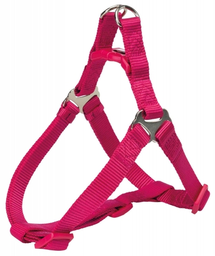 

Нейлоновая шлея-петля фуксия Premium One Touch Harness fuchsia M (50-65 см) Trixie BGL-TX-2678