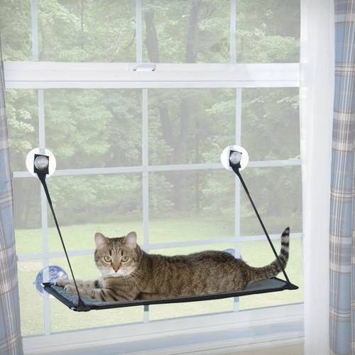 

Спальное место на окно для котов Ez Mount Window Kitty Sill K&H Pet Products BGL-KH-07