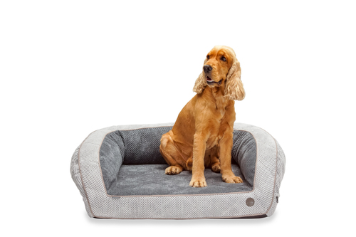 

Ортопедический диван серый Sleeper c Memory Foam Soft Touch Gray M (88х66 cm) Harley & Cho BGL-HL-07-4
