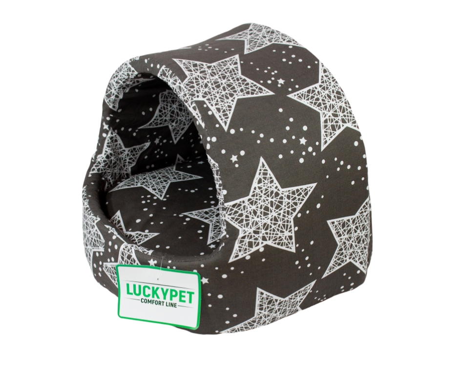 

Будка №3 для собак и котов Белла Серый Lucky Pet 52х44х44 см Lucky Pet BGL-LP-44