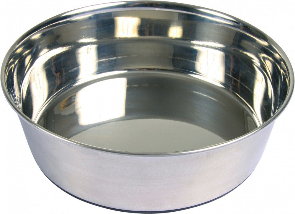 

Миска стальная собак Stainless Steel Bowl 2,5 л Ø 24 см Trixie BGL-TX-520