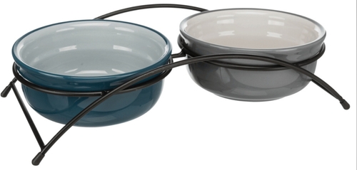 

Миска керамическая для кошек и собак Bowl Set ceramic 2 х 600 мл Trixie BGL-TX-2891