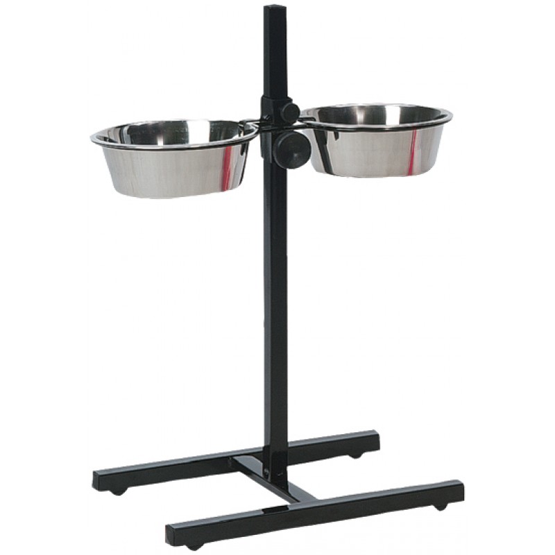 

Миски на штативе для собак H-Stand With Dishes 4 л Flamingo BGL-KF-49