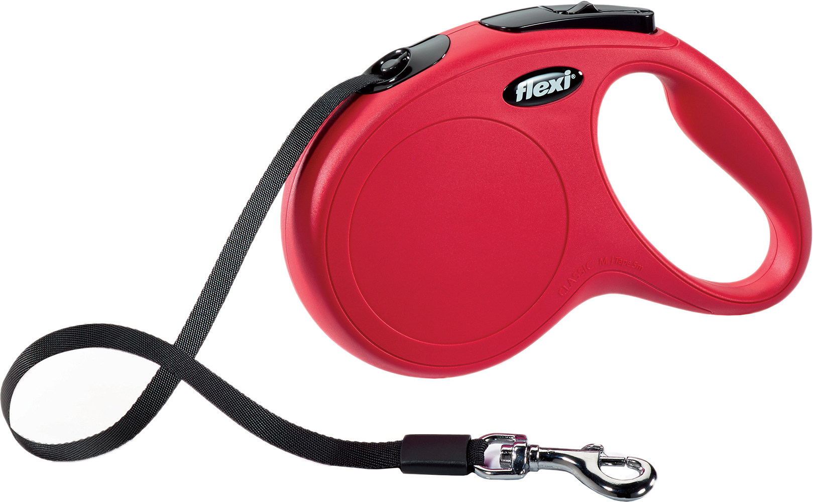 

Поводок - рулетка лента 5 м до 15 кг flexi New CLASSIC Tape Leash S красная Flexi BGL-FL-141