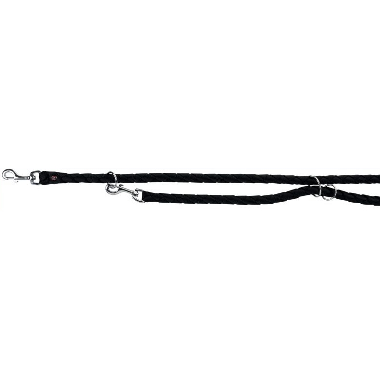 

Поводок-перестежка для собак Cavo Adjustable Leash L–XL: 2.00 м/18 мм черная Trixie BGL-TX-2390