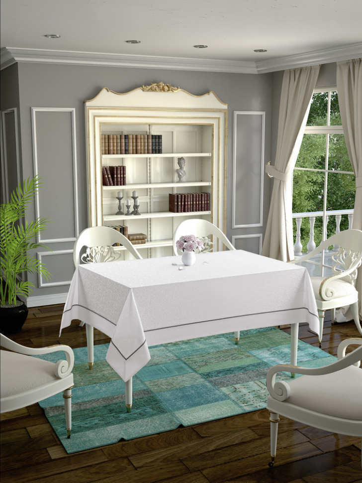 

Скатерть Tabe Daisy Collection Beyaz 160x220 14003301