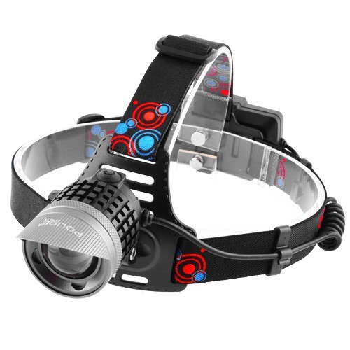 

Налобный фонарь Police 2170-T6, ЗУ micro USB, 2x18650, signal light, zoom, Box