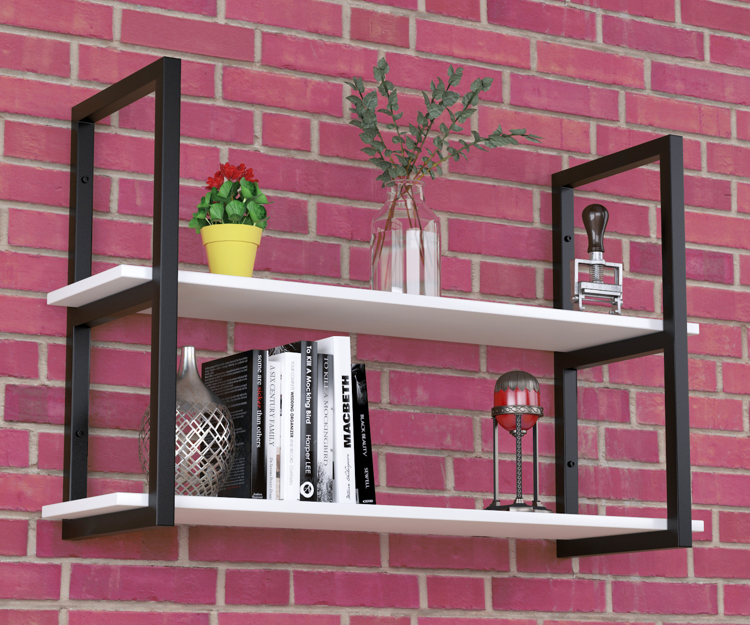

Полка PL-2-16 Loft Design Нимфея Альба 92 см Чёрный