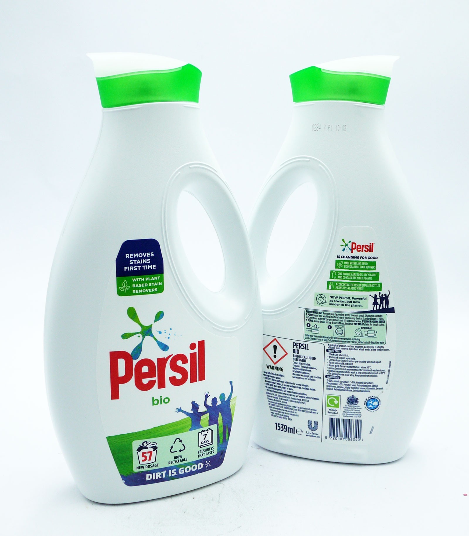 

Жидкий гель-концентрат для удаления тяжелых пятен PERSIL LIQUID BIO 57 стирок