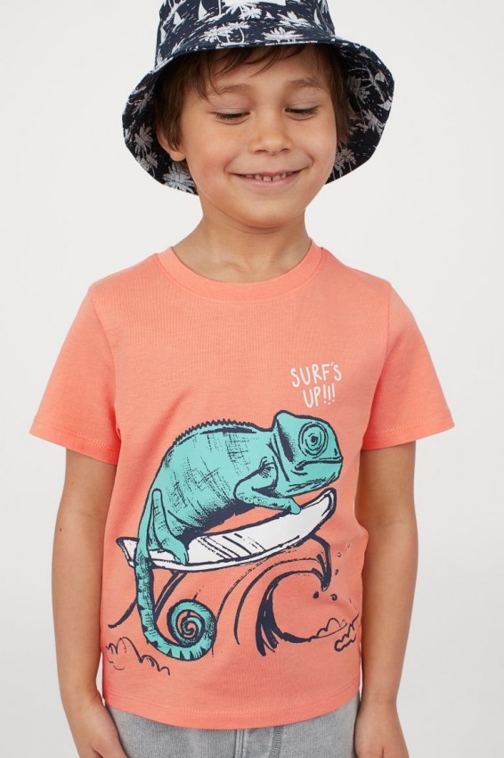 

Футболка H&M Chameleon 104 см оранжевый