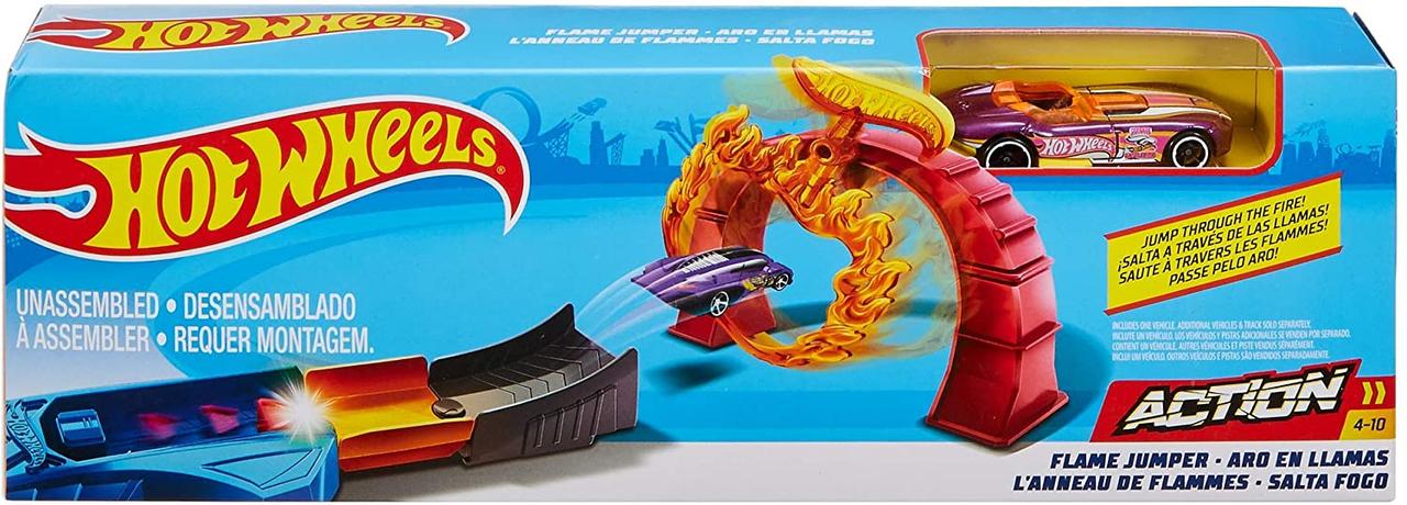 

Трек Hot Wheels Flame Jumper Прыжок через огненное кольцо (FTH81)