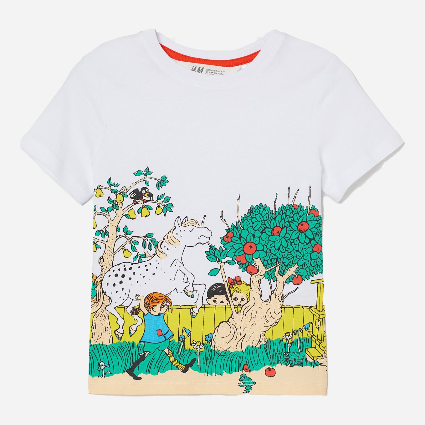 

Футболка H&M 2510-803221 92 см Белый/Принт (hm04457600668)