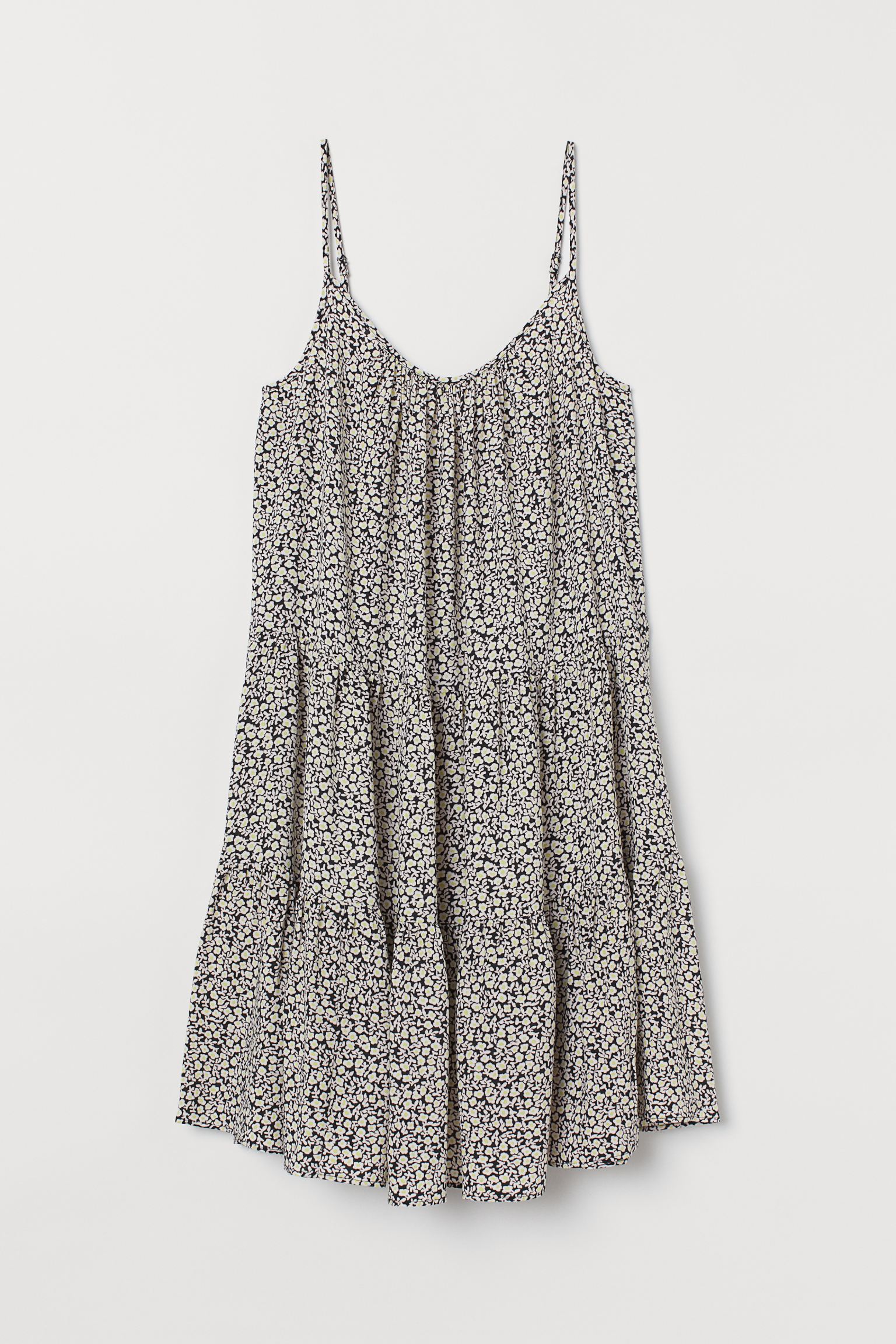 

Сарафан H&  черный цветы 1012875239, Сарафан H&M M черный цветы 1012875239