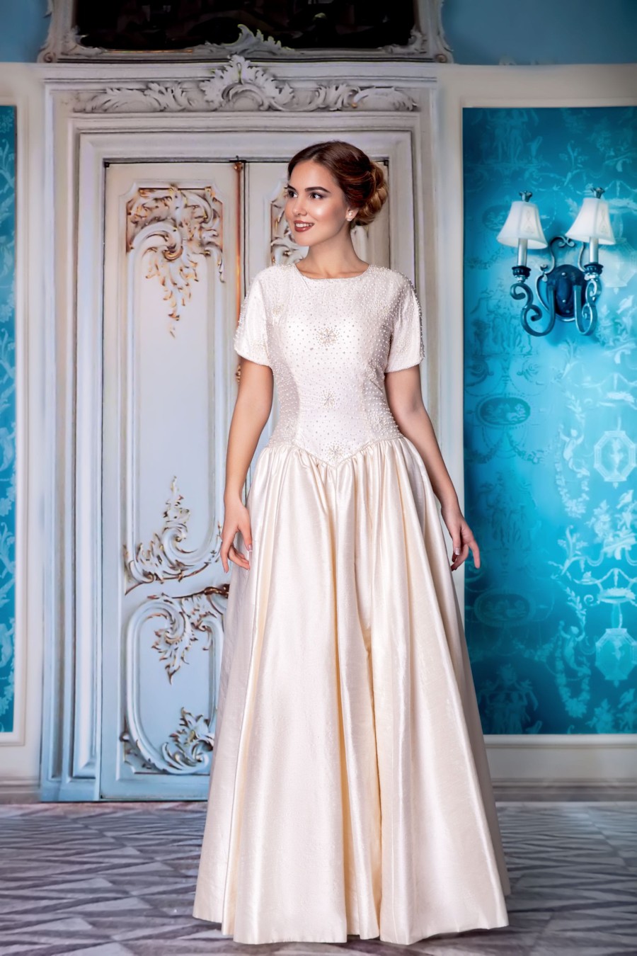 

Свадебное платье Ginza Collection 44(M) Молочный