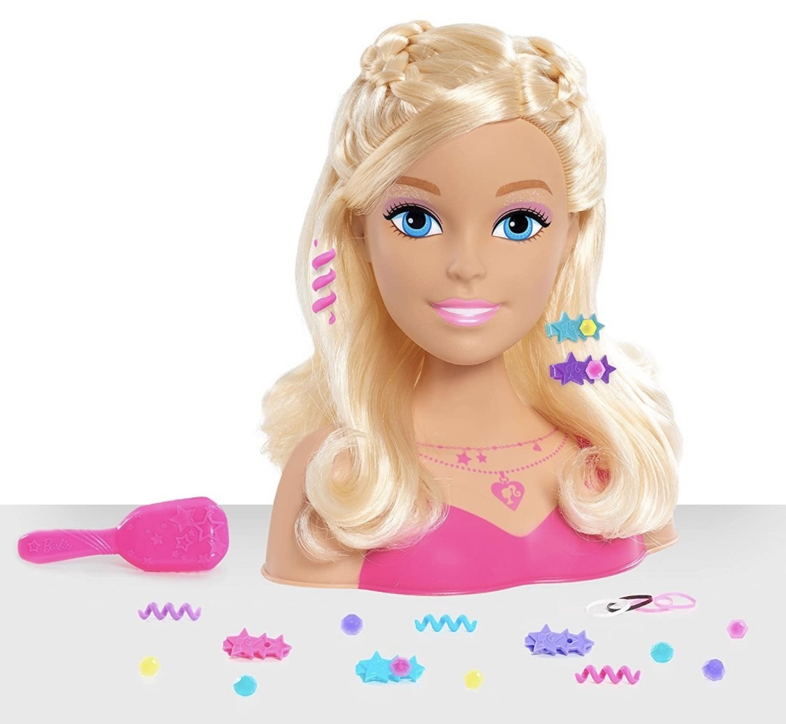 

Голова-манекен для причесок Барби блондинка Barbie Fashionistas Styling Head