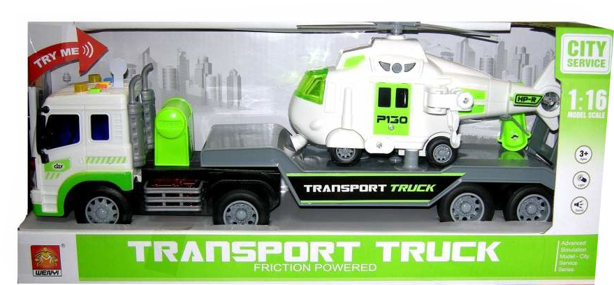 

Машинка грузовая Автопром (7919A (7919AB)_зеленый с белым)