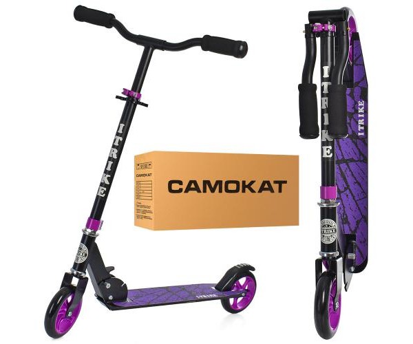 

Двухколесный самокат iTrike SR 2-039-8-V, Фиолетовый