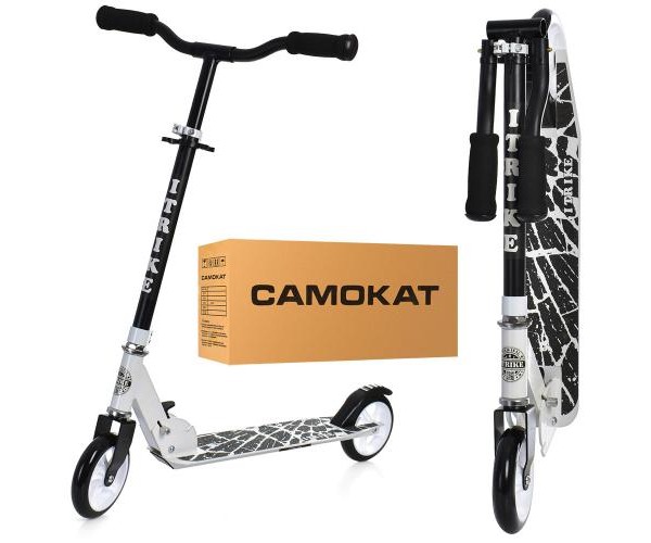 

Двухколесный самокат iTrike SR 2-039-8-W, Белый