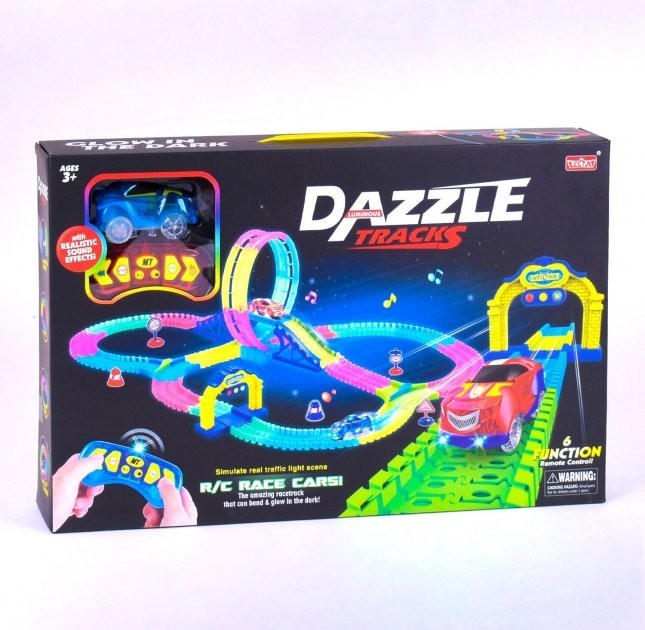 

Гибкий Автотрек Dazzle Длинна Трассы 475см (227 Деталей)