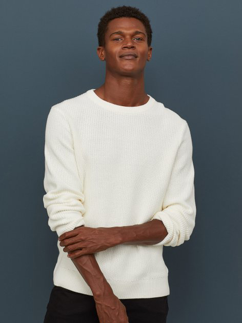 

Джемпер H&M 60587026  Белый, Джемпер H&M 60587026 XL Белый