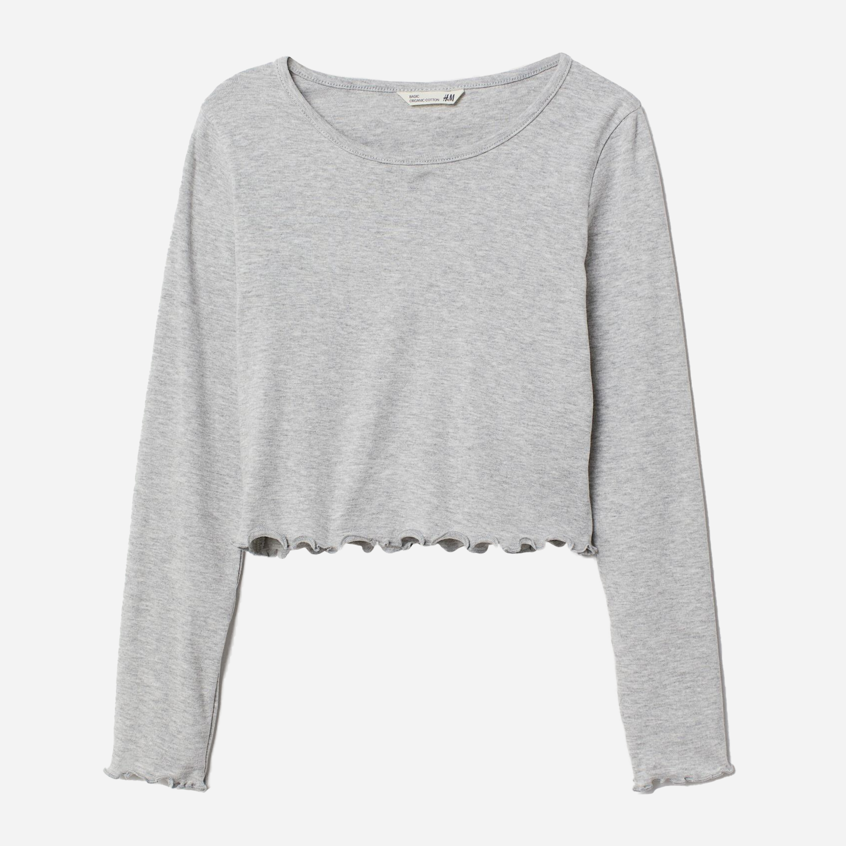 

Топ H&M 060735006 134-140 см Светло-серый