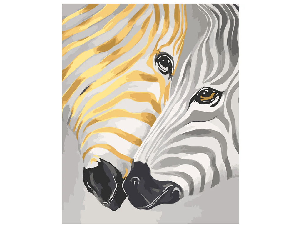 

Набір для розпису по номерах SY6022 "Зебри", розміром 40х50 см (4823113809287)