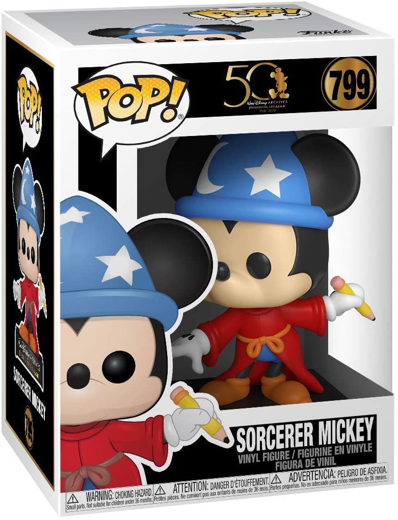 

Игровая фигурка Funko POP! Серии Disney - Микки Маус (ученик чародея), 9,6 см