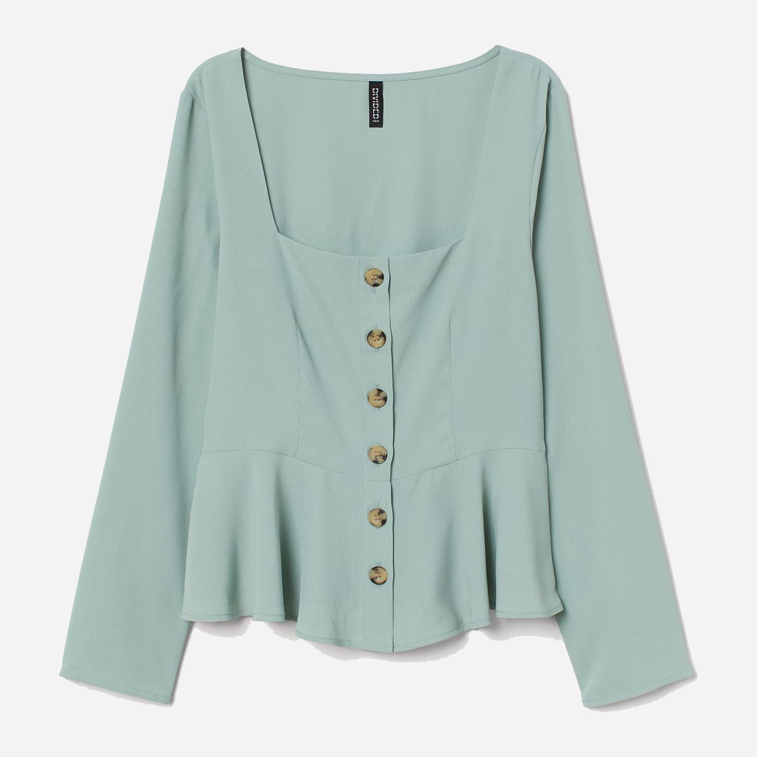 

Блузка H&M 912-851884  Светло-зеленая, Блузка H&M 912-851884 38 Светло-зеленая