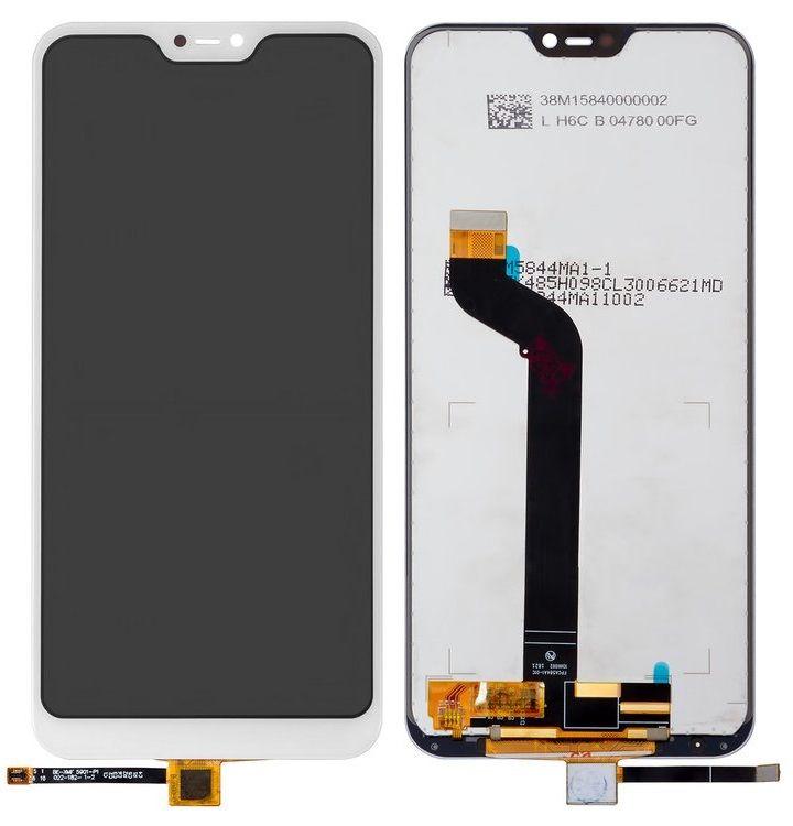 

Дисплей для Xiaomi Mi A2 Lite / Redmi 6 Pro с сенсором, белый High copy